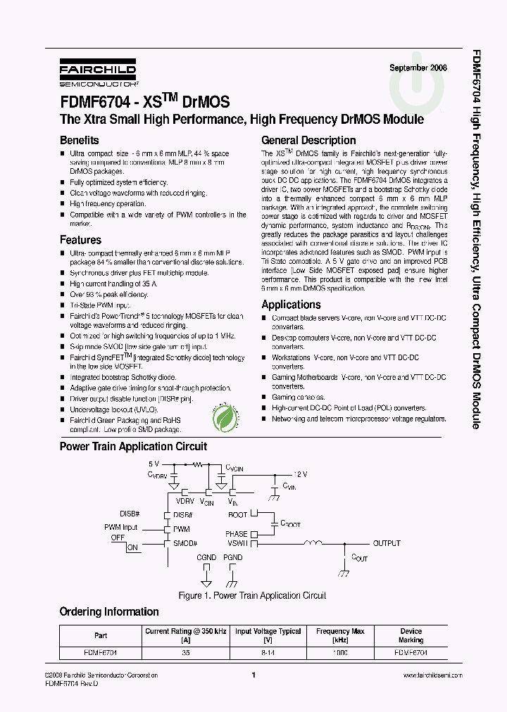 FDMF6704_4264432.PDF Datasheet