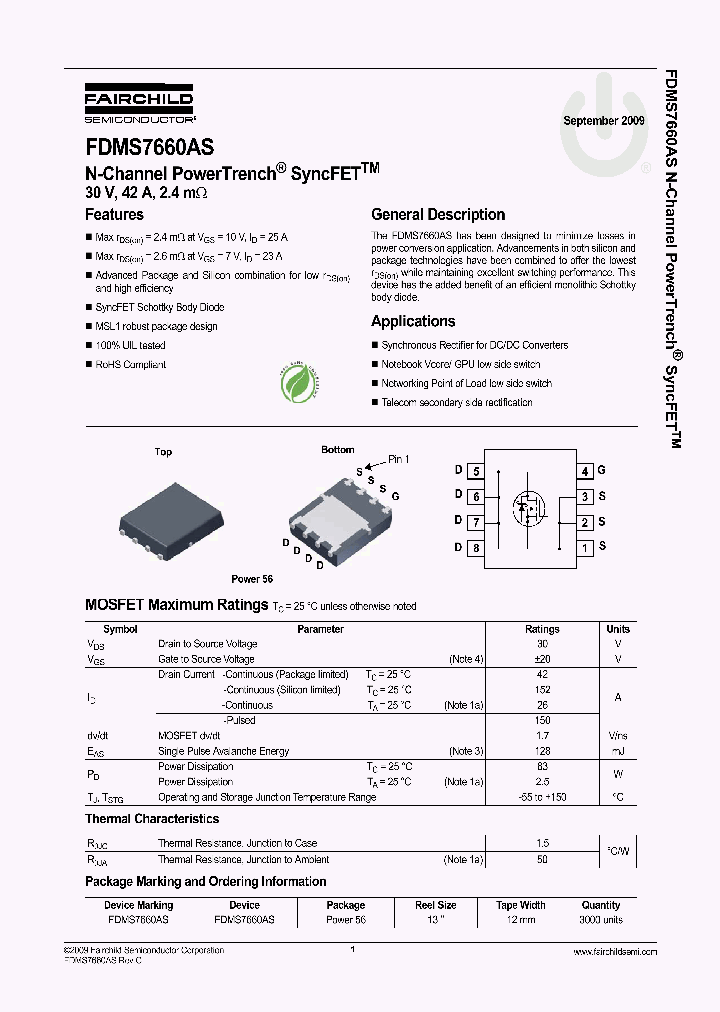 FDMS7660AS_4584090.PDF Datasheet