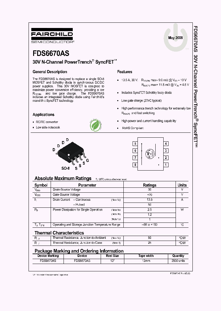 FDS6670AS08_4338556.PDF Datasheet