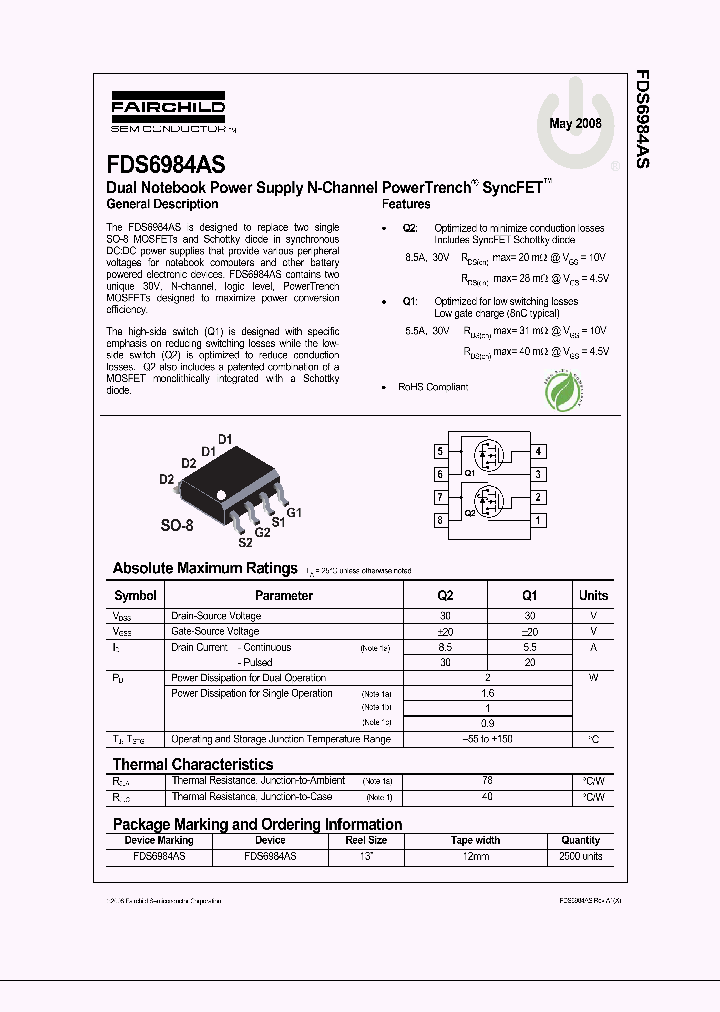 FDS6984AS_4338552.PDF Datasheet