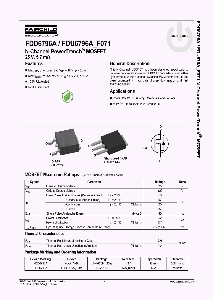 FDU6796AF071_4597185.PDF Datasheet