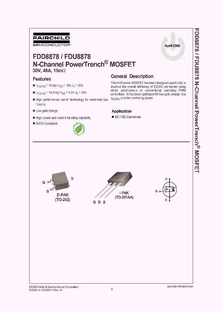 FDU8878_4291481.PDF Datasheet
