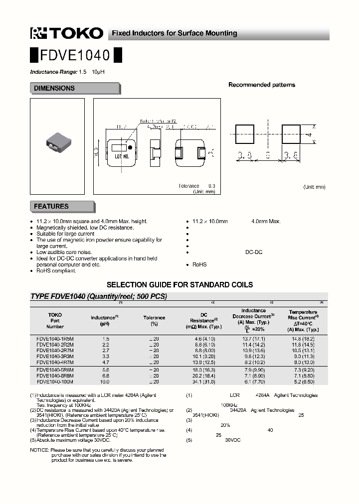 FDVE1040_4724655.PDF Datasheet