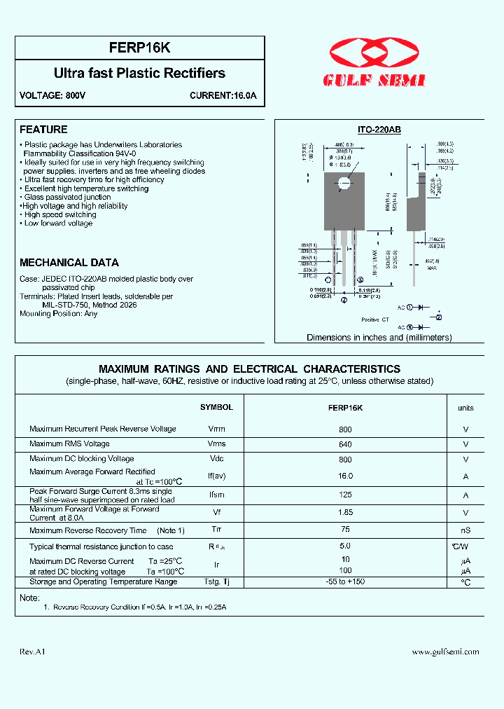 FERP16K_4618909.PDF Datasheet