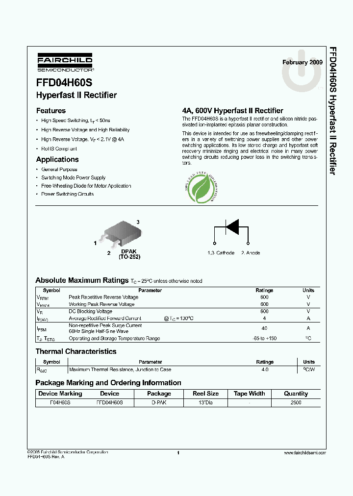 FFD04H60S_4393424.PDF Datasheet