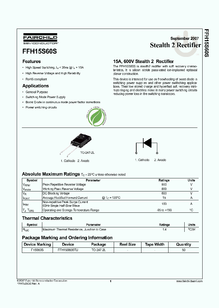 FFH15S60S_4791198.PDF Datasheet