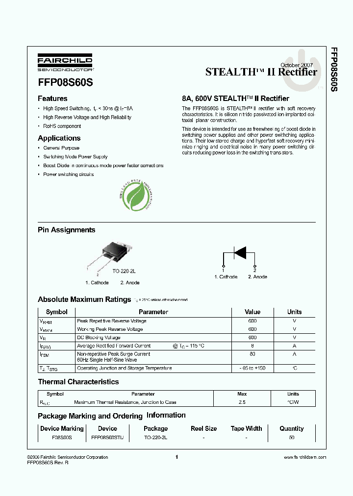 FFP08S60S07_4351033.PDF Datasheet