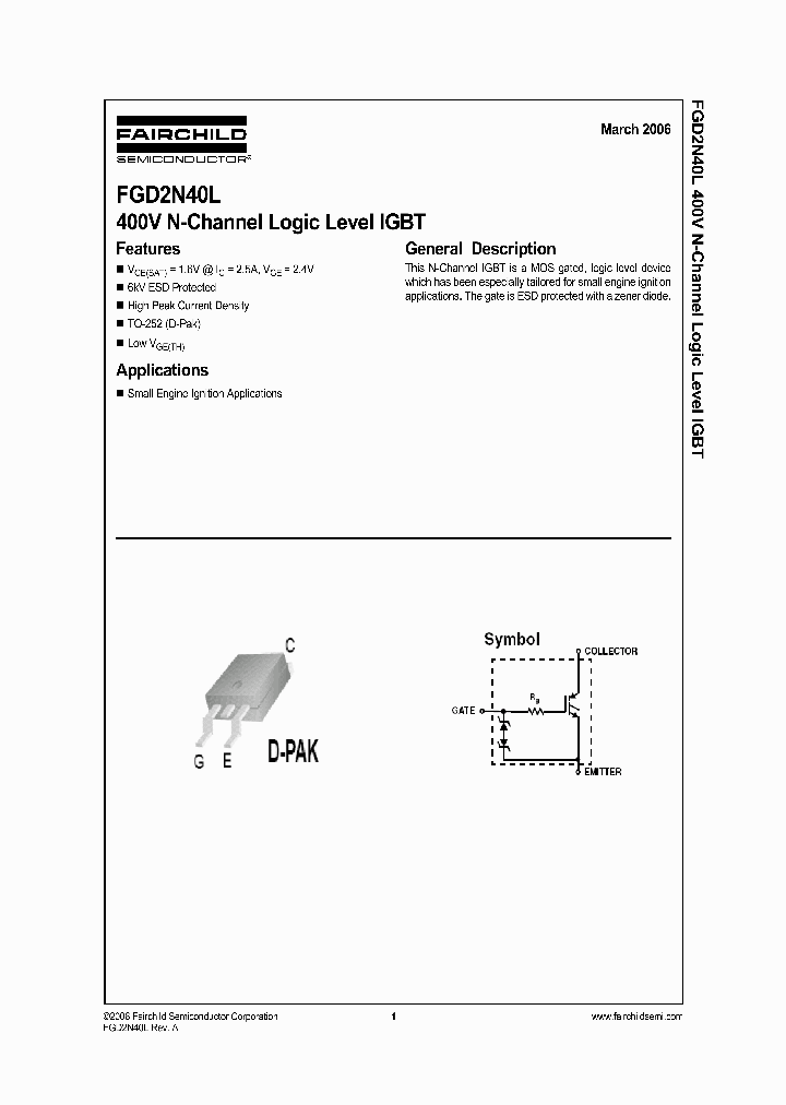 FGD2N40_4170735.PDF Datasheet