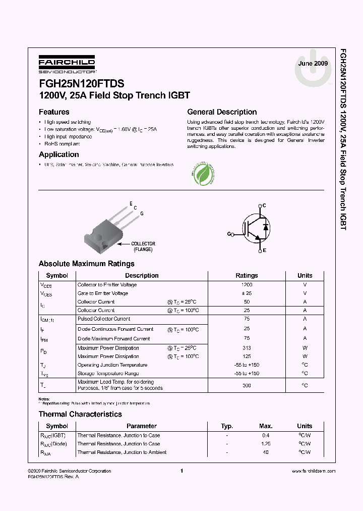 FGH25N120FTDS_4685436.PDF Datasheet