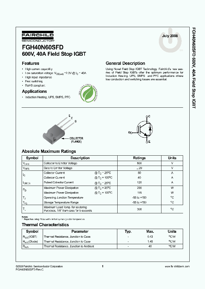 FGH40N60SFD_4259748.PDF Datasheet
