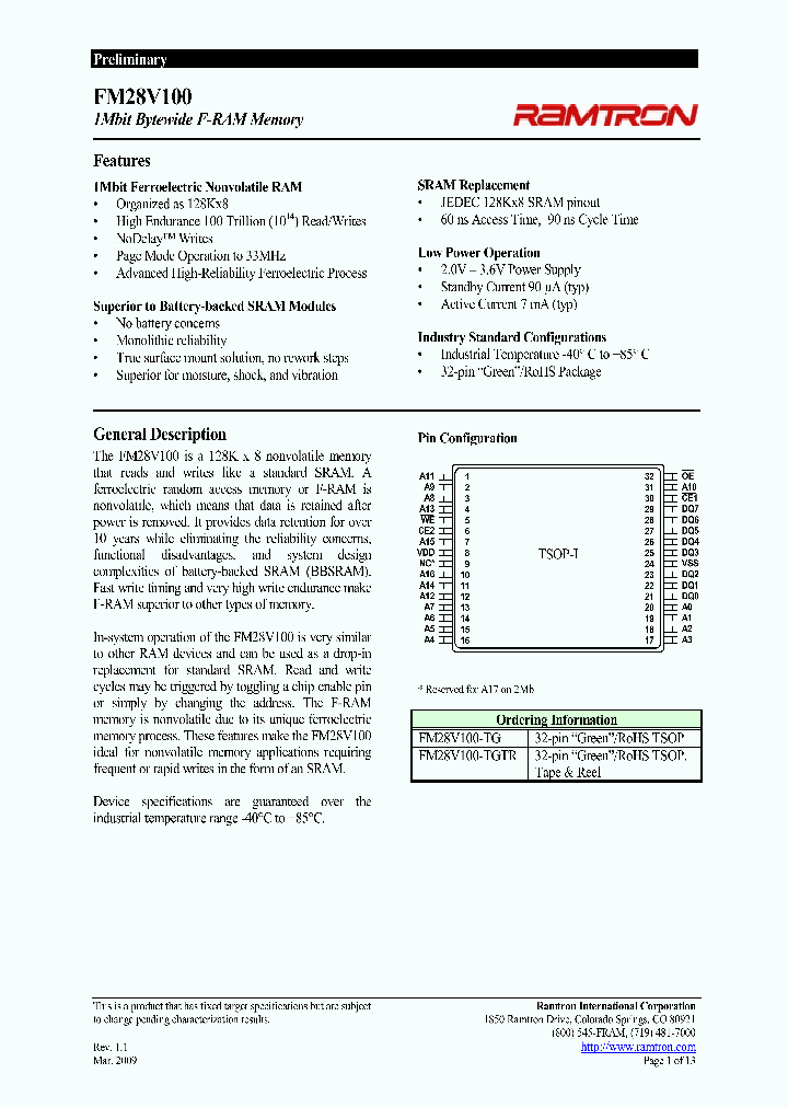 FM28V100_4588335.PDF Datasheet