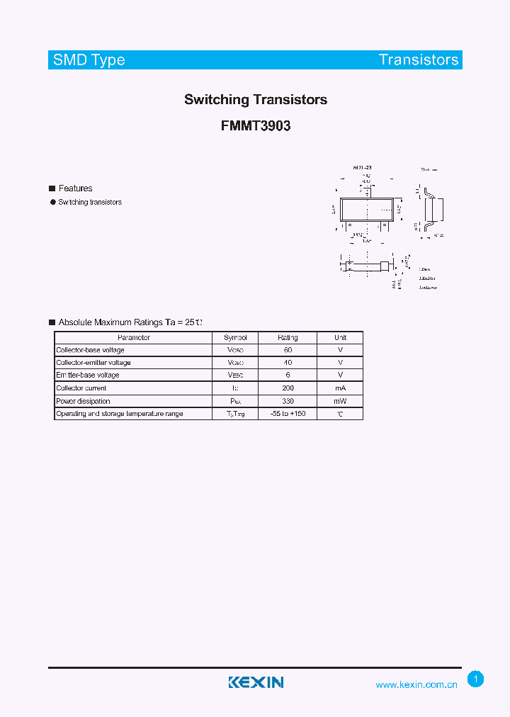 FMMT3903_4329549.PDF Datasheet