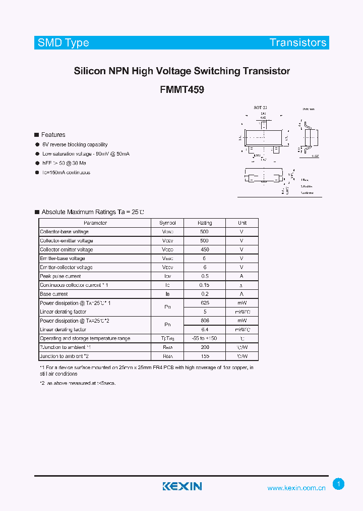 FMMT459_4276394.PDF Datasheet