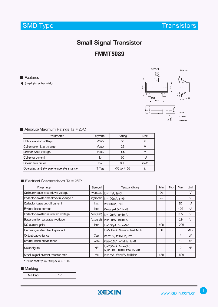 FMMT5089_4876097.PDF Datasheet