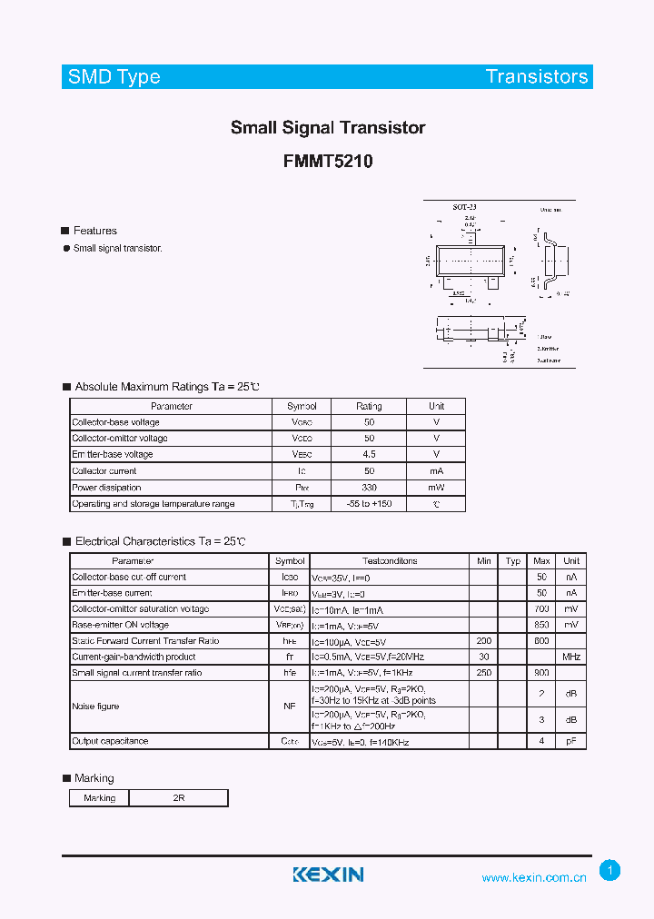 FMMT5210_4314909.PDF Datasheet