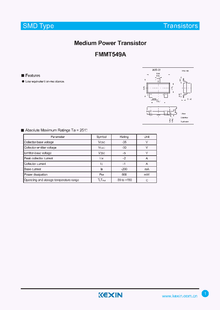 FMMT549A_4308694.PDF Datasheet