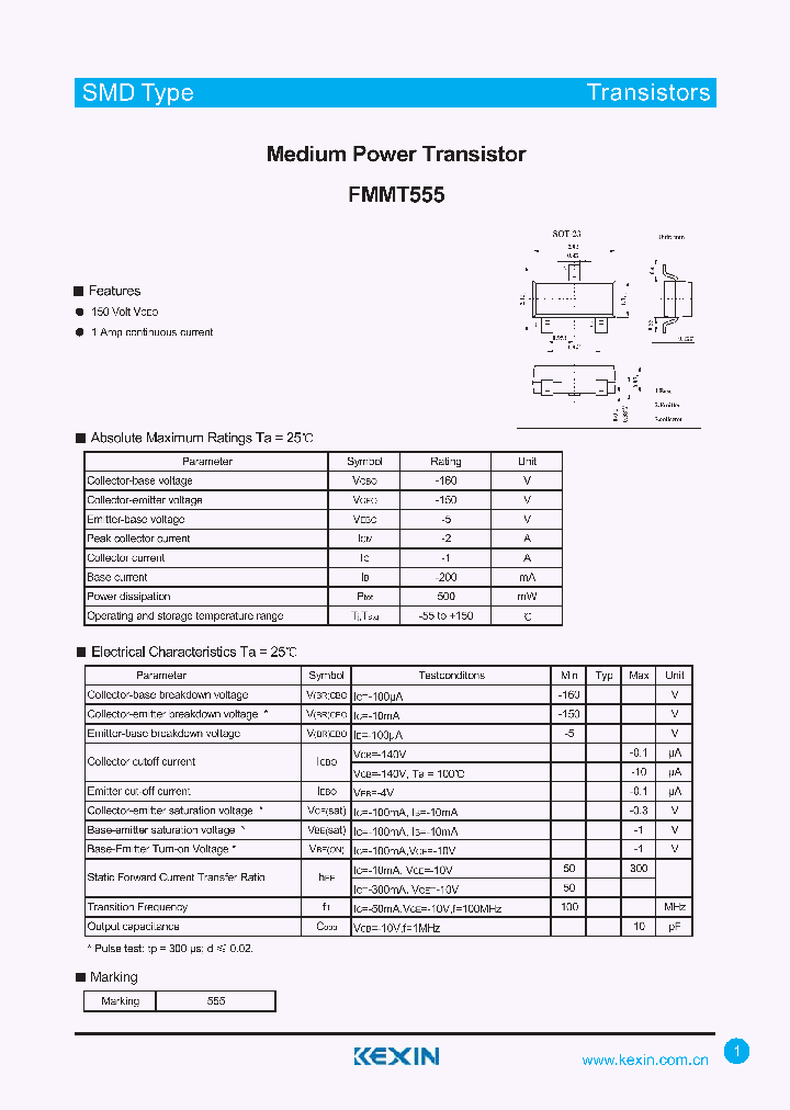 FMMT555_4712456.PDF Datasheet
