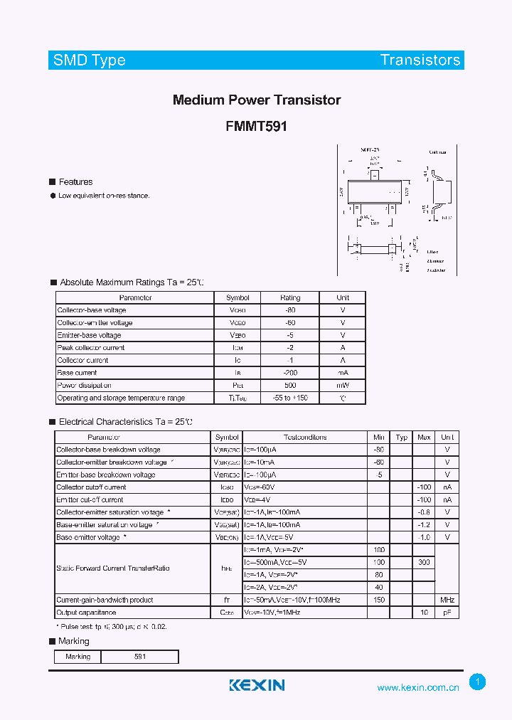 FMMT591_4332505.PDF Datasheet