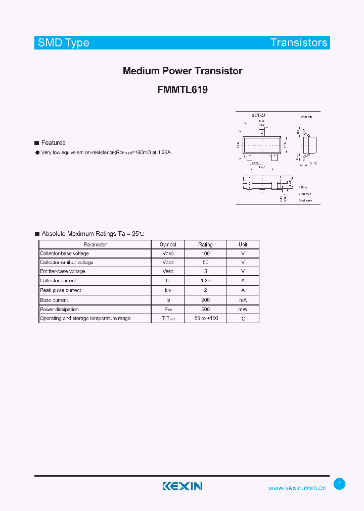 FMMTL619_4305363.PDF Datasheet
