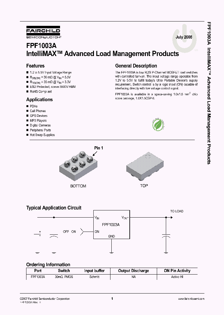 FPF1003A_4699788.PDF Datasheet