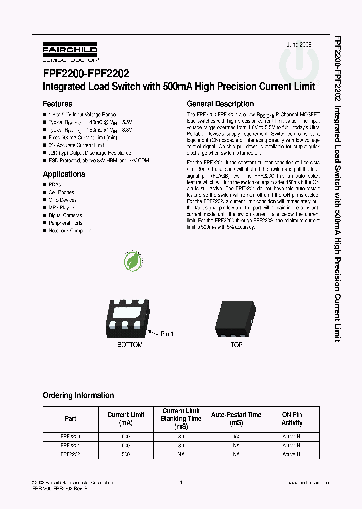 FPF2200_4412256.PDF Datasheet