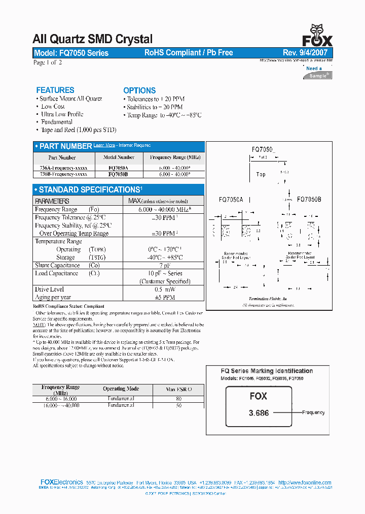 FQ7050_4231737.PDF Datasheet