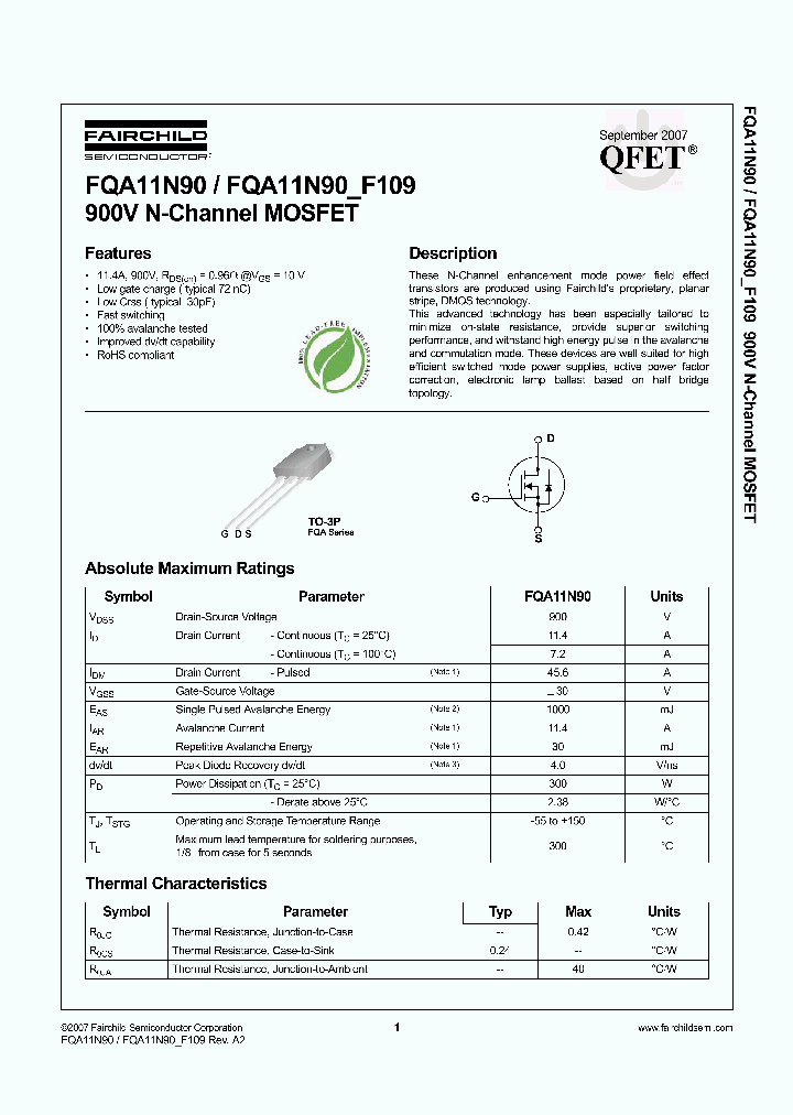 FQA11N9007_4507135.PDF Datasheet