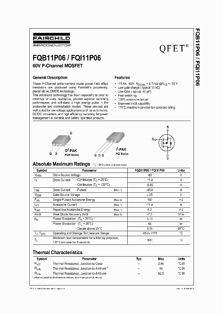 FQB11P0604_4539037.PDF Datasheet