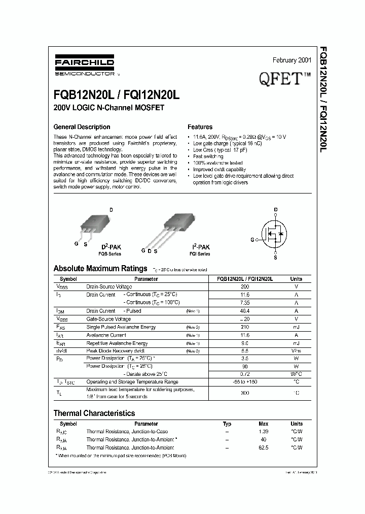 FQB12N20L_4804770.PDF Datasheet