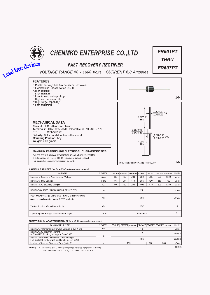 FR606PT_4489922.PDF Datasheet