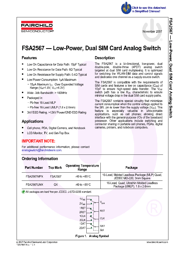 FSA25670711_4231305.PDF Datasheet
