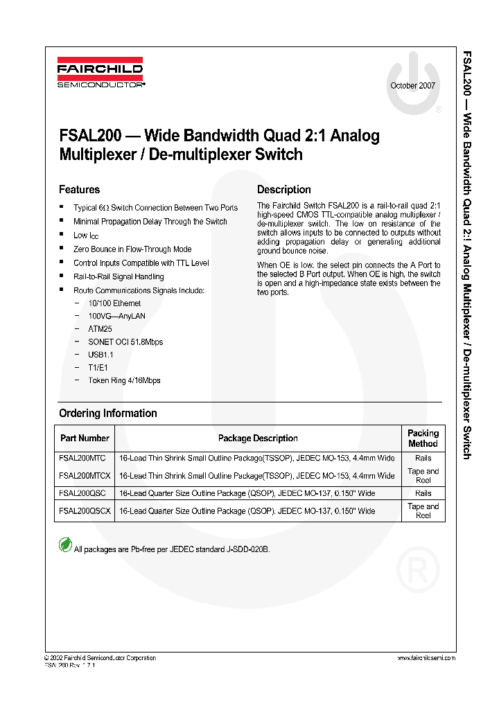 FSAL200QSCX_4238845.PDF Datasheet