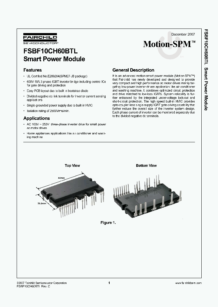 FSBF10CH60BTL_4240869.PDF Datasheet
