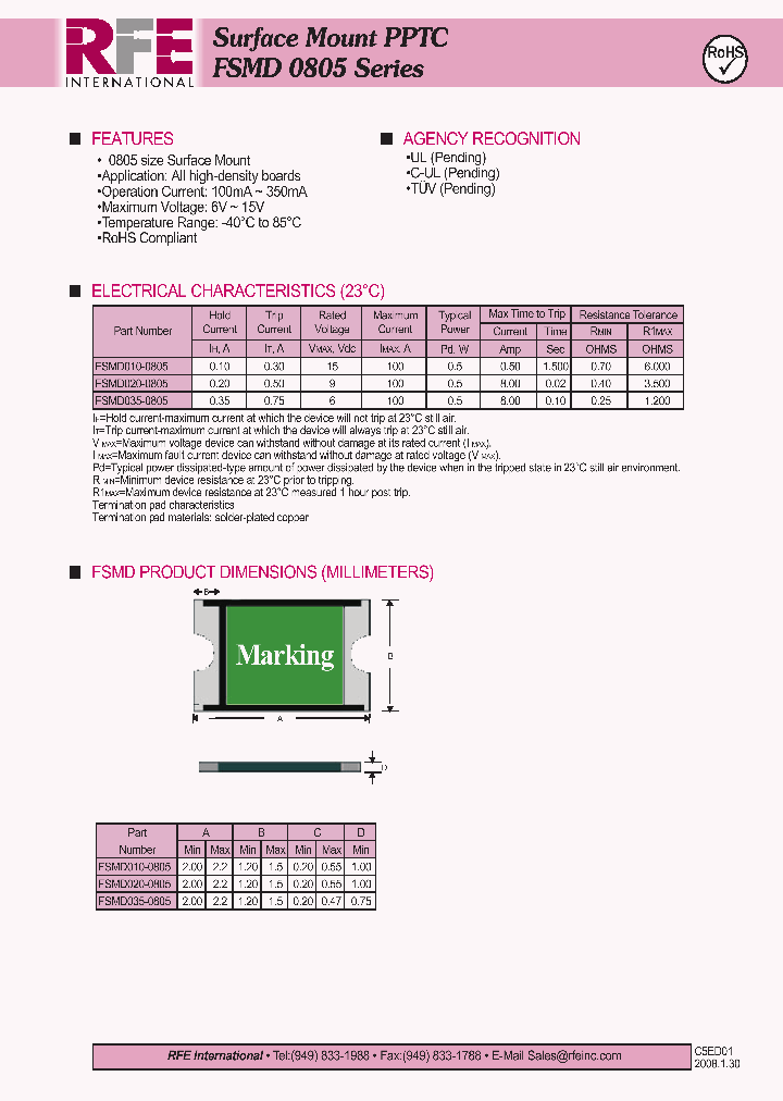 FSMD010-0805_4606673.PDF Datasheet