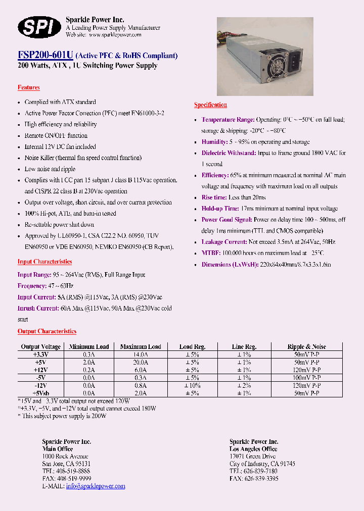 FSP200-601U_4781917.PDF Datasheet