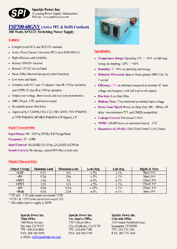 FSP300-60GNV_4374308.PDF Datasheet