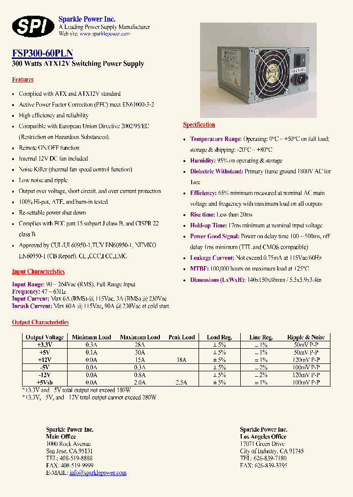FSP300-60PLN_4376236.PDF Datasheet