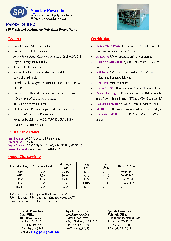 FSP350-50BR2_4356991.PDF Datasheet