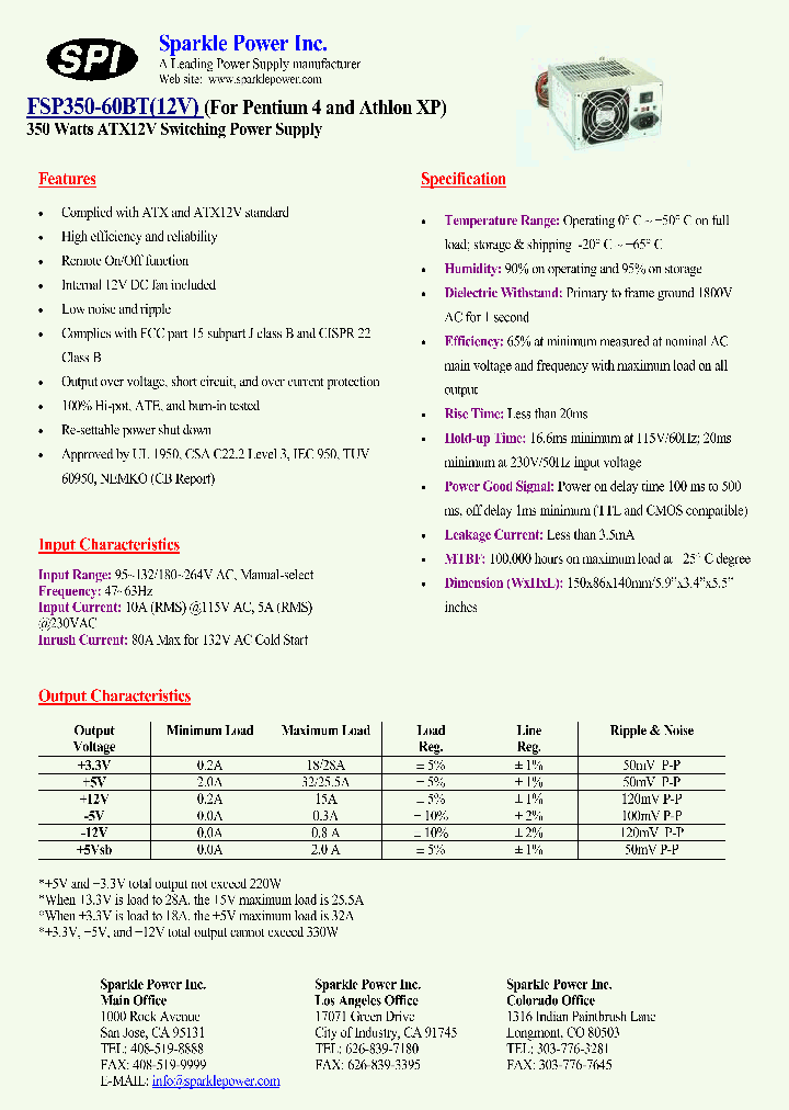 FSP350-60BT_4868332.PDF Datasheet