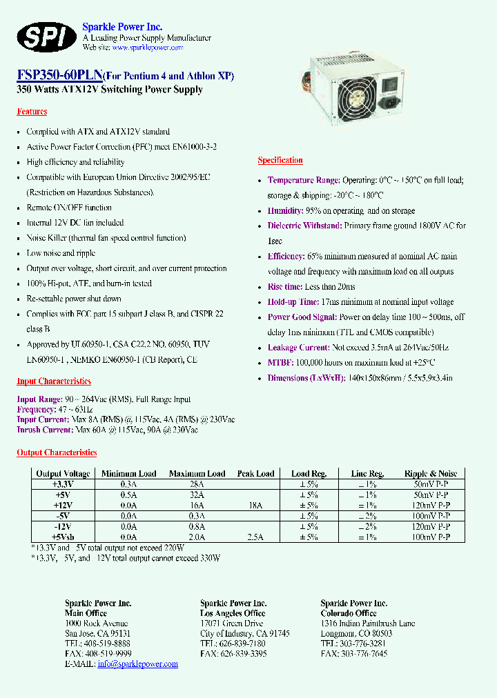 FSP350-60PLN_4356998.PDF Datasheet