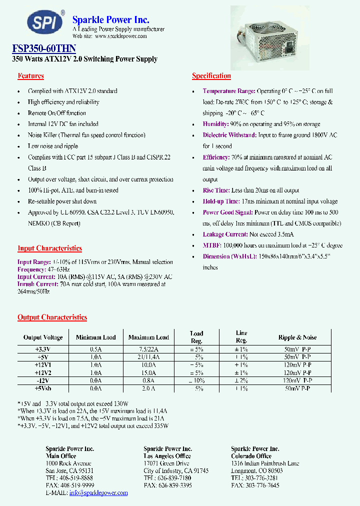 FSP350-60THN_4357001.PDF Datasheet