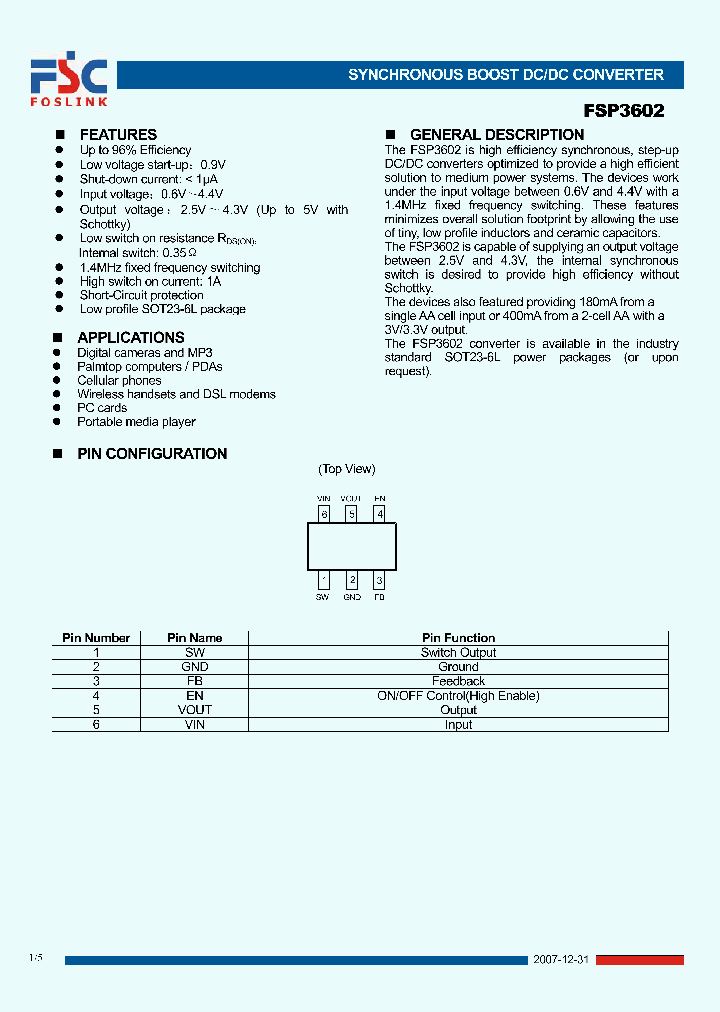 FSP3602_4304889.PDF Datasheet