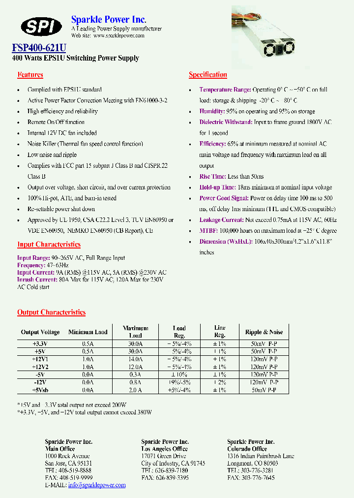 FSP400-621U_4390764.PDF Datasheet