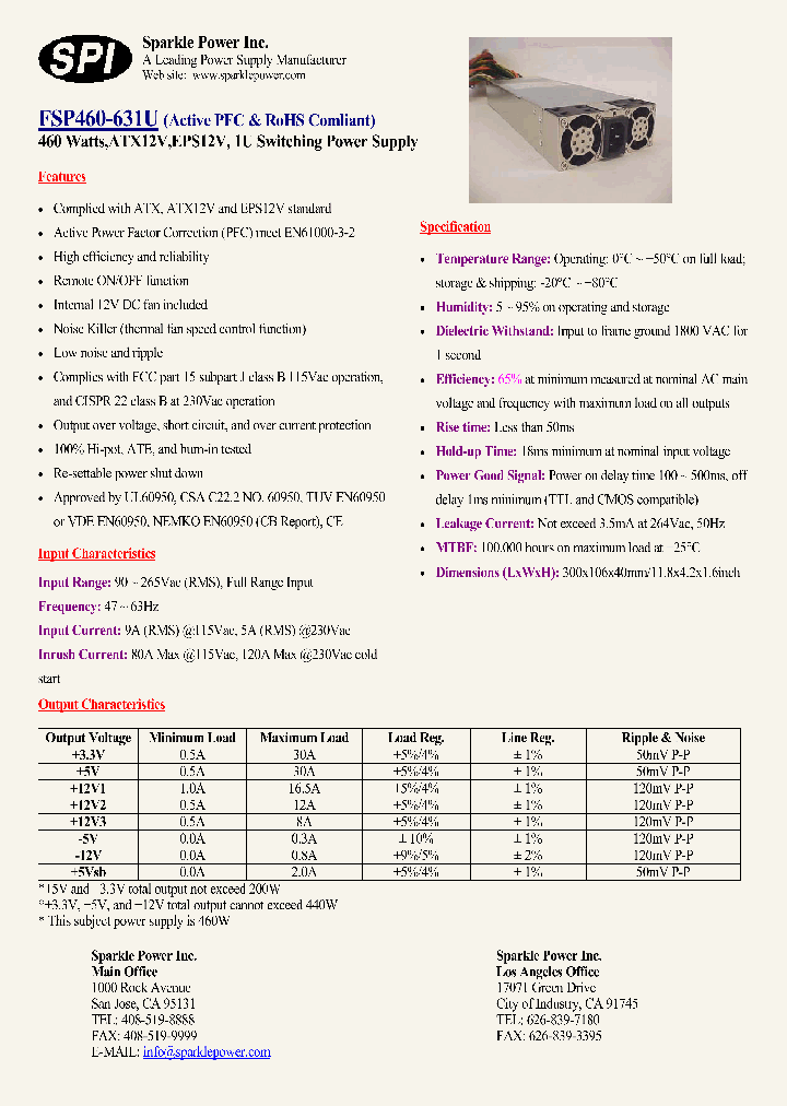 FSP460-631U_4379943.PDF Datasheet