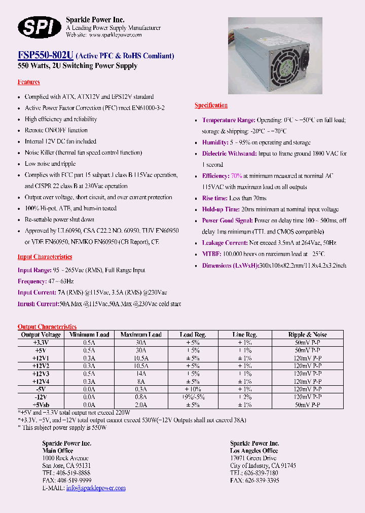 FSP550-802U_4362260.PDF Datasheet