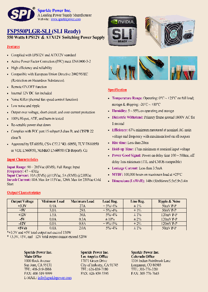 FSP550PLG-SLI_4362261.PDF Datasheet