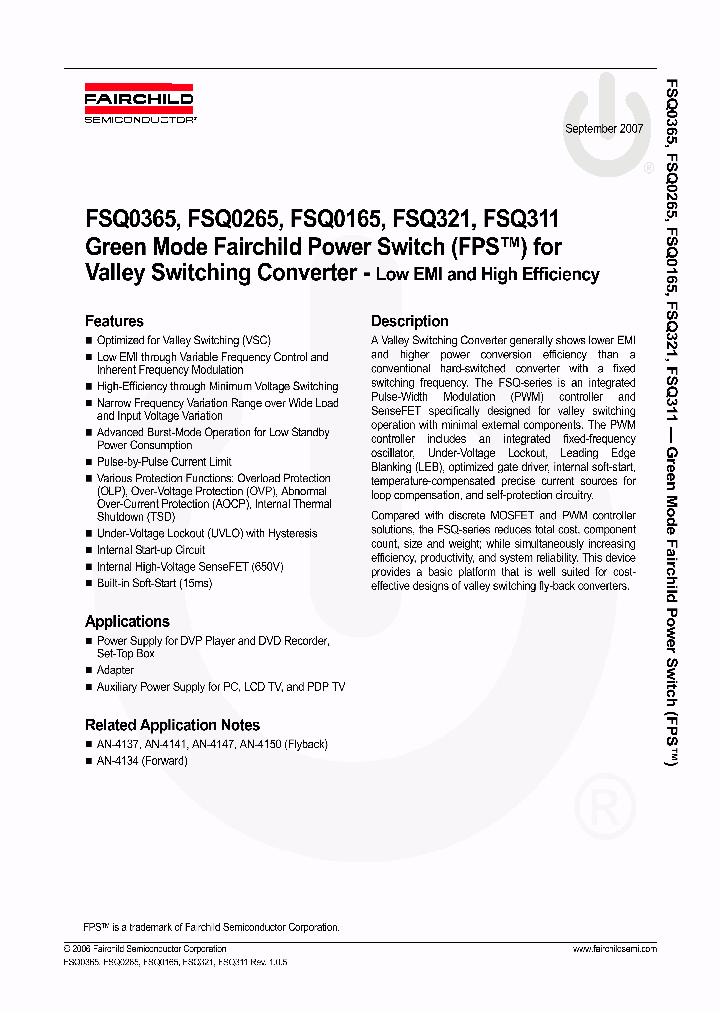 FSQ321_4281822.PDF Datasheet