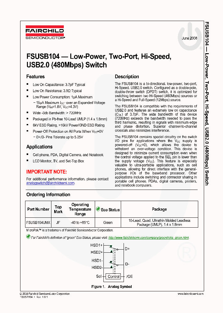 FSUSB104_4398109.PDF Datasheet