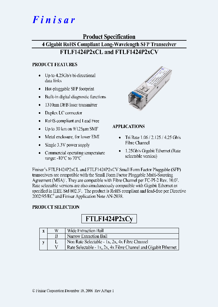 FTLF1424P2BCL_4413274.PDF Datasheet