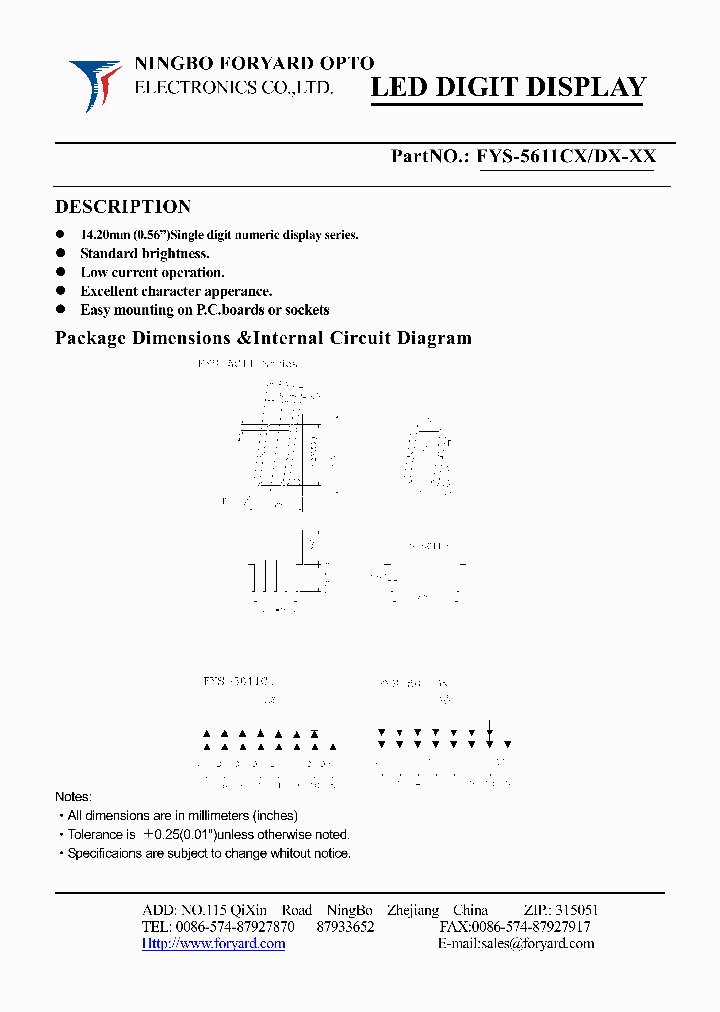 FYS-5611CX1_4923911.PDF Datasheet